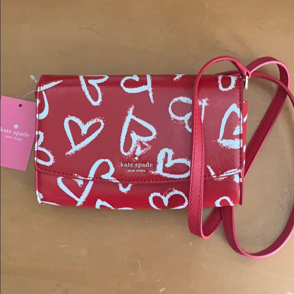 Kate Spade wallet on a string -NWT